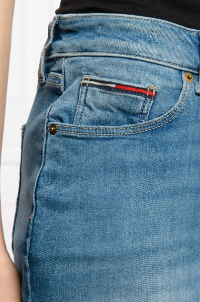Spódnica CLASSIC | denim Tommy Jeans niebieski