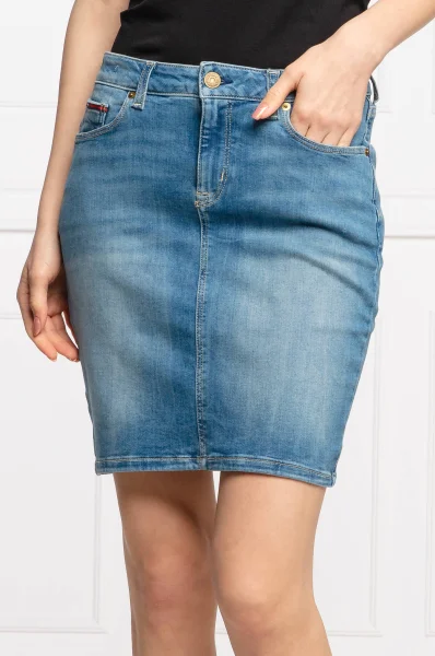 Skirt CLASSIC | denim Tommy Jeans blue