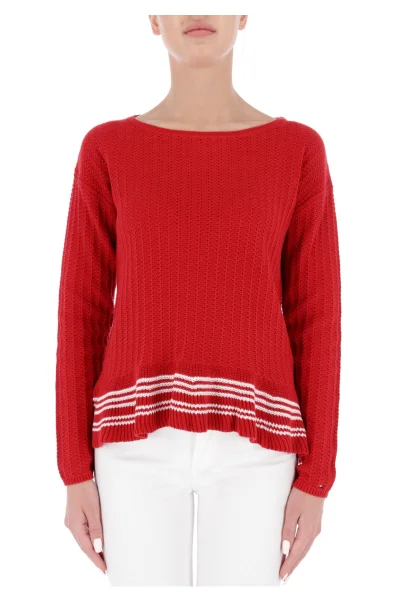 Sweater VALESKA | Regular Fit Tommy Hilfiger red