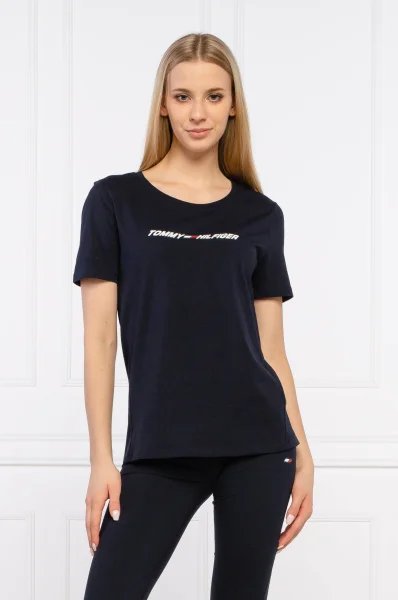 T-shirt | Regular Fit Tommy Sport granatowy