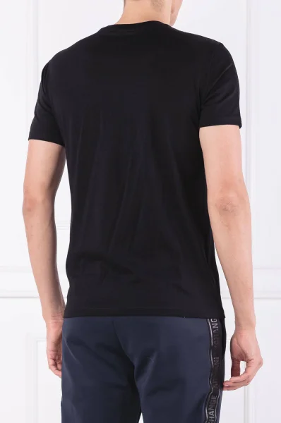 T-shirt | Slim Fit | pima Armani Exchange czarny