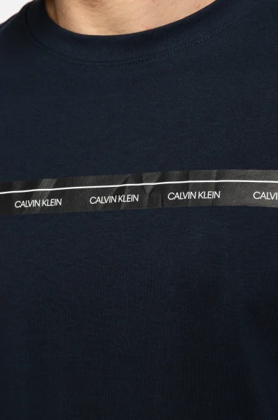футболка | regular fit Calvin Klein темно-синій