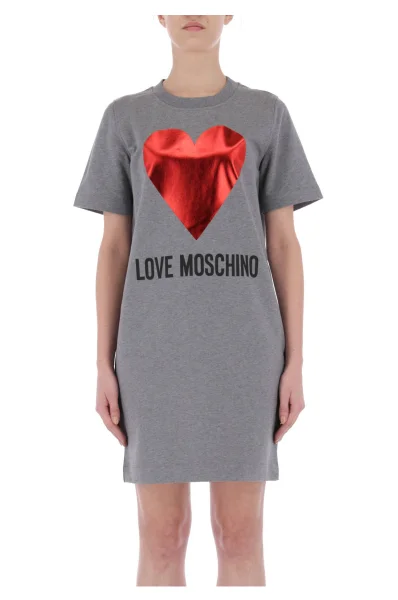 Sukienka Love Moschino szary