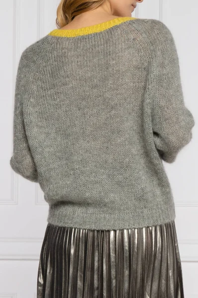 Sweter DARIA | Loose fit | z dodatkiem wełny MAX&Co. szary