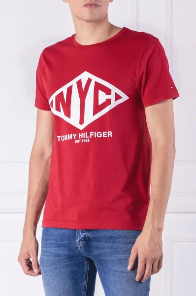 T-shirt SHEAR TEE | Regular Fit Tommy Hilfiger red
