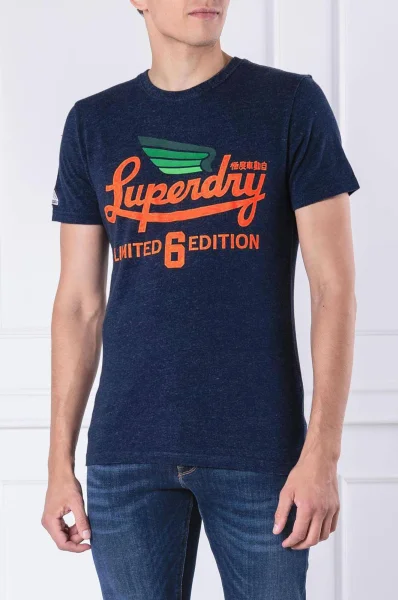 T-shirt ICARUS | Slim Fit Superdry granatowy