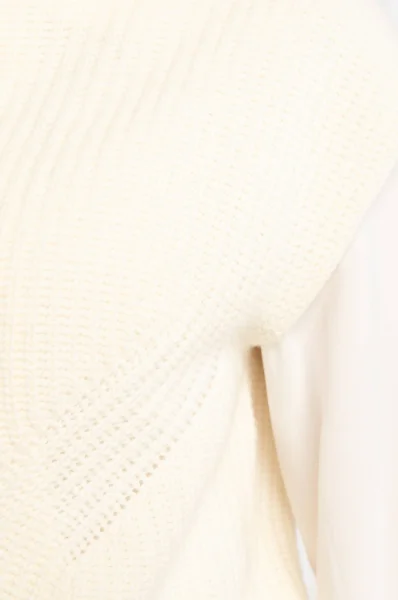 светр monique | regular fit | з додаванням бавовни і кашеміру Marella SPORT кремовий