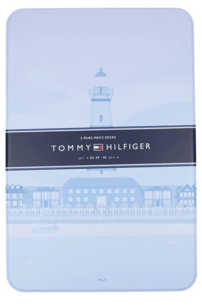Skarpety 5-pack Tommy Hilfiger czerwony