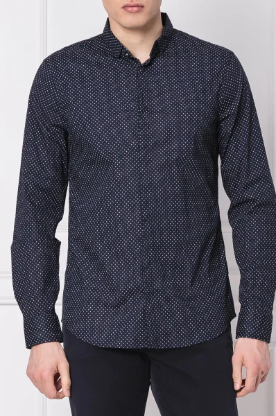 Shirt | Slim Fit Armani Exchange navy blue