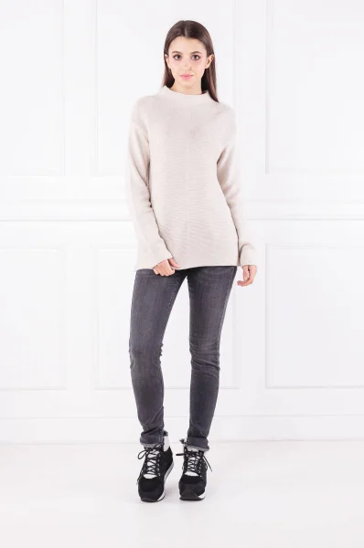 Sweter | Relaxed fit Marc O' Polo kremowy