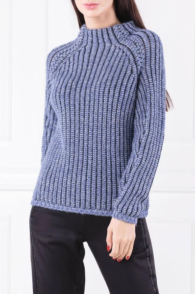 Sweter | Regular Fit | z dodatkiem wełny Marc O' Polo niebieski