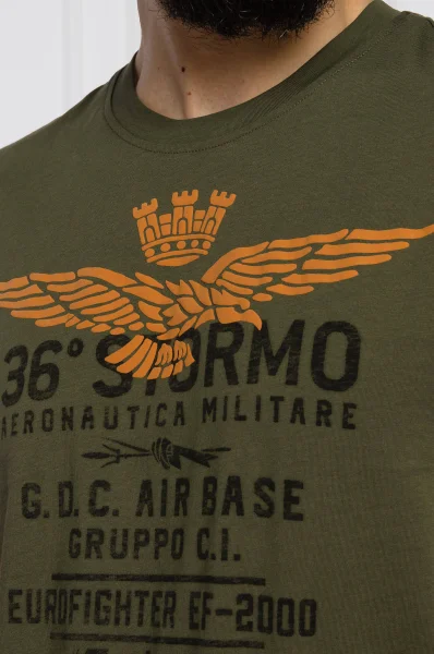 T-shirt | Regular Fit Aeronautica Militare khaki
