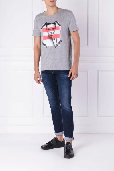 T-shirt Ahmi | Regular Fit Joop! Jeans szary