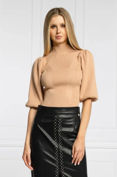Sweter BETSY | Regular Fit GUESS camel