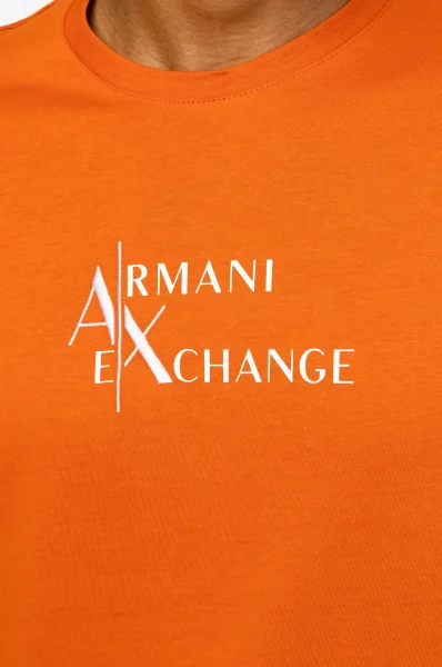 T-shirt | Regular Fit Armani Exchange musztardowy
