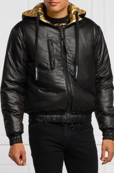 Reversible jacket | Regular Fit Just Cavalli black