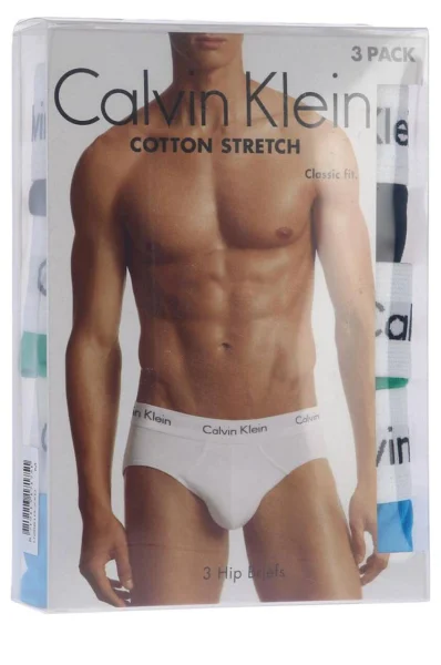 Slipy 3-pack Calvin Klein Underwear zielony