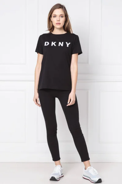 T-shirt LOGO TEE | Regular Fit DKNY black