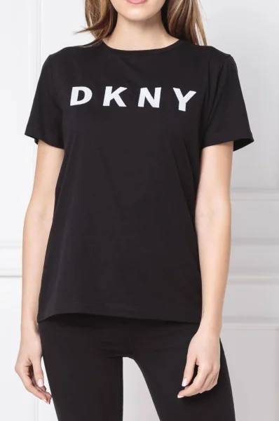 T-shirt LOGO TEE | Regular Fit DKNY czarny
