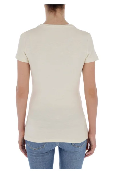 T-shirt | Slim Fit Lacoste kremowy