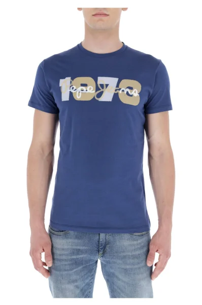 T-shirt DION | Slim Fit Pepe Jeans London navy blue