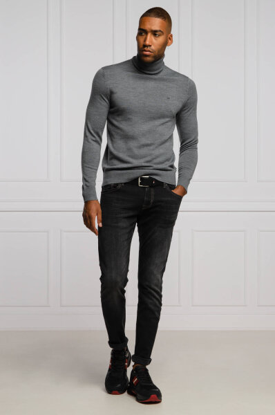 Wool turtleneck SUPERIOR | Regular Fit Calvin Klein | Gray /en