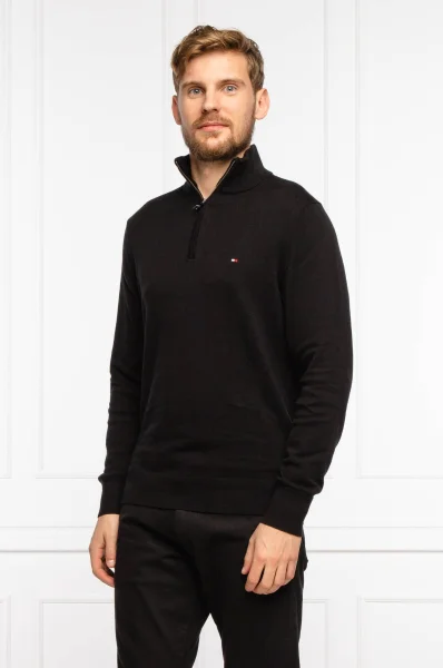 Sweater | Regular Fit | with addition of cashmere Tommy Hilfiger black