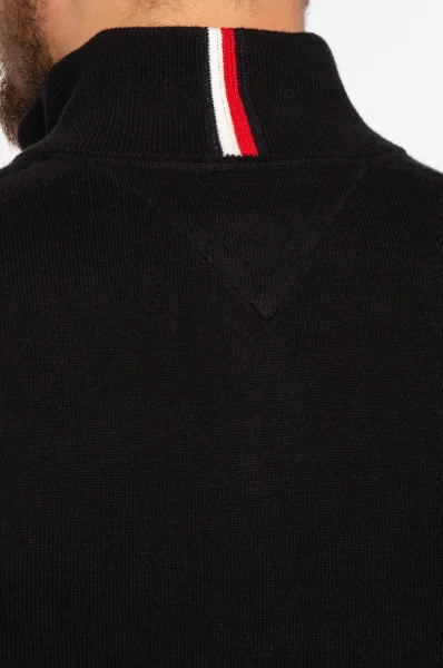 светр | regular fit | з додаванням кашеміру Tommy Hilfiger чорний