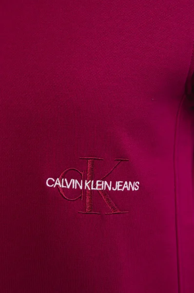 Sweatshirt MONOGRAM | Regular Fit CALVIN KLEIN JEANS fuchsia
