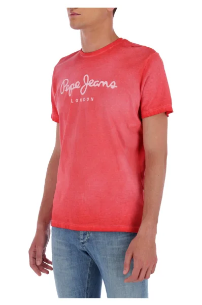 T-shirt West Sir | Regular Fit Pepe Jeans London czerwony