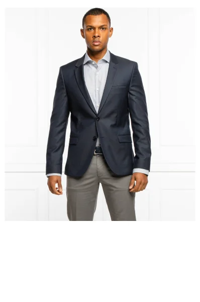 Wool blazer | Regular Fit HUGO navy blue
