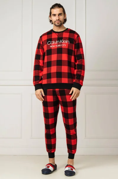 Spodnie od piżamy | Relaxed fit Calvin Klein Underwear czerwony