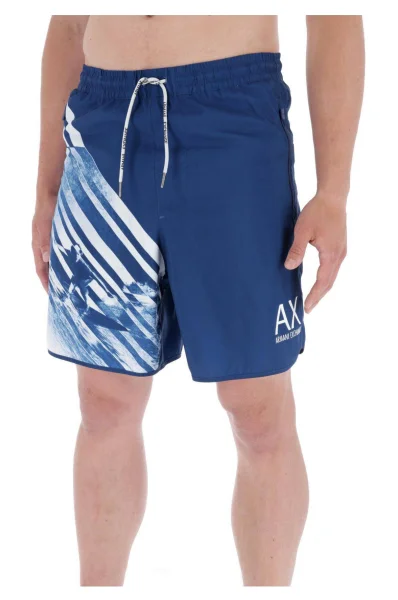 Swimming shorts | Loose fit Armani Exchange navy blue