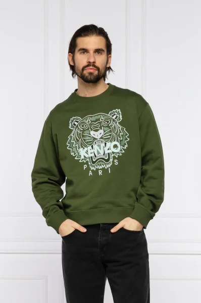 Sweatshirt Tiger | Classic fit Kenzo khaki