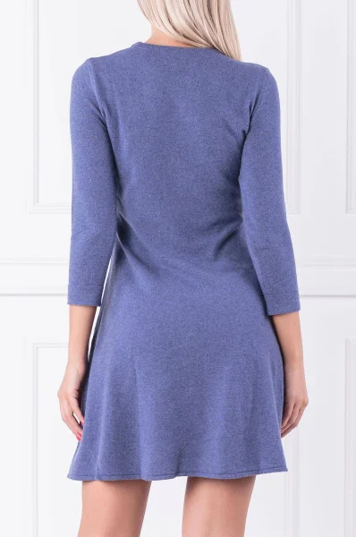 Wool dress | with addition of cashmere Lacoste blue