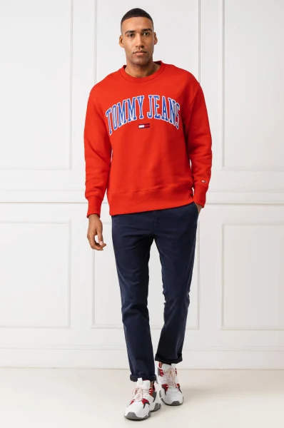 Sweatshirt tjm CLEAN COLLEGIATE | Relaxed fit Tommy Jeans red