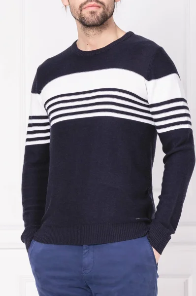 Sweater YARN | Regular Fit Gas navy blue