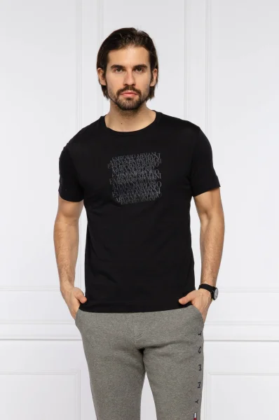 футболка | regular fit Emporio Armani чорний