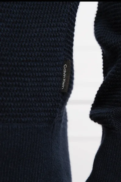 Sweter | Regular Fit Calvin Klein granatowy