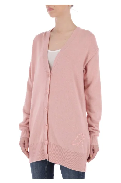Cardigan | Regular Fit | with addition of cashmere Emporio Armani powder pink