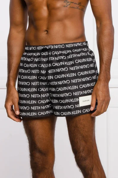 Swimming shorts DRAWSTRING-PRINT | Regular Fit Calvin Klein Swimwear black