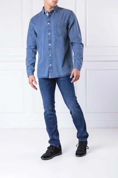 Koszula | Regular Fit | denim Tommy Jeans niebieski