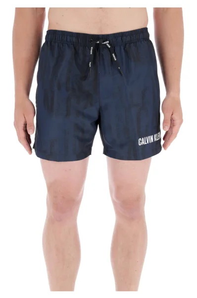 Szorty kąpielowe Intense Power | Regular Fit Calvin Klein Swimwear granatowy