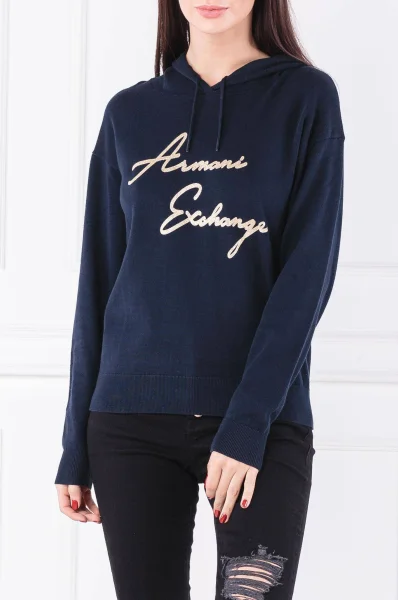 Sweatshirt | Regular Fit Armani Exchange navy blue