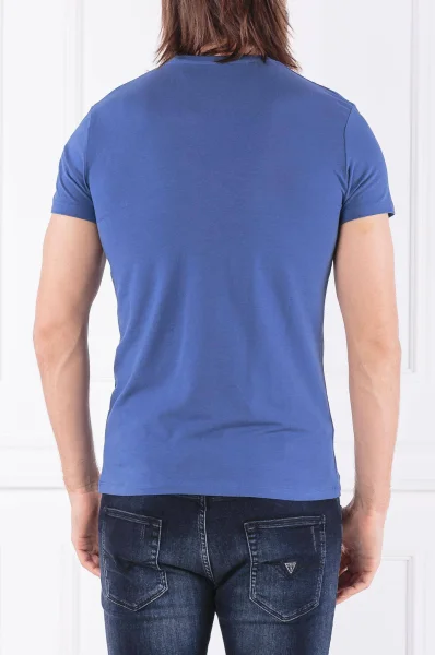 T-shirt original stretch | Slim Fit Pepe Jeans London niebieski