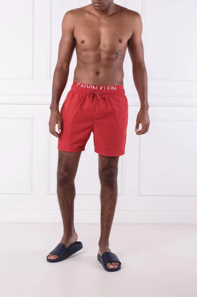 Szorty kąpielowe | Regular Fit Calvin Klein Swimwear czerwony