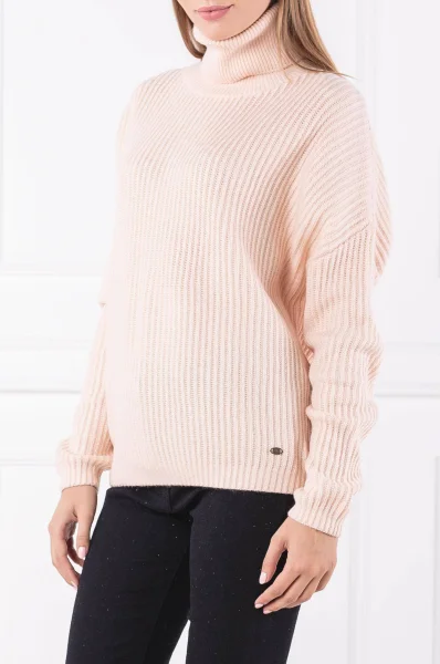 Turtleneck | Loose fit | with addition of wool Elisabetta Franchi 	nude	