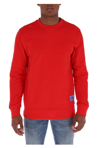 Sweatshirt MONOGRAM | Regular Fit CALVIN KLEIN JEANS red