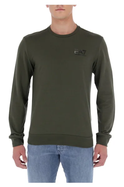 Bluza | Regular Fit EA7 zielony
