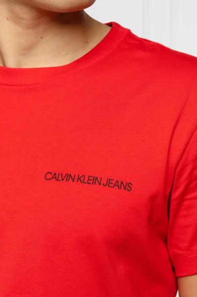футболка monogram | regular fit CALVIN KLEIN JEANS червоний